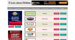 Desktop Screenshot of les-jeux-online.com